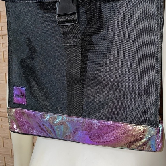 Puma Backpack Commuter Fold Top Laptop Backpack Oil Swirl Effect NWT 💻 🎒🆕 - Picture 12 of 15